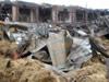 Les restes de l'écurie après l'incendie. - Photo fournie par <a href="fiche.php?id=6349">vic-vic</a>