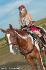 Ma cousine et son cheval Cody , lors du freestyle...