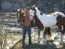 moi et mes 2 premiers chevaux