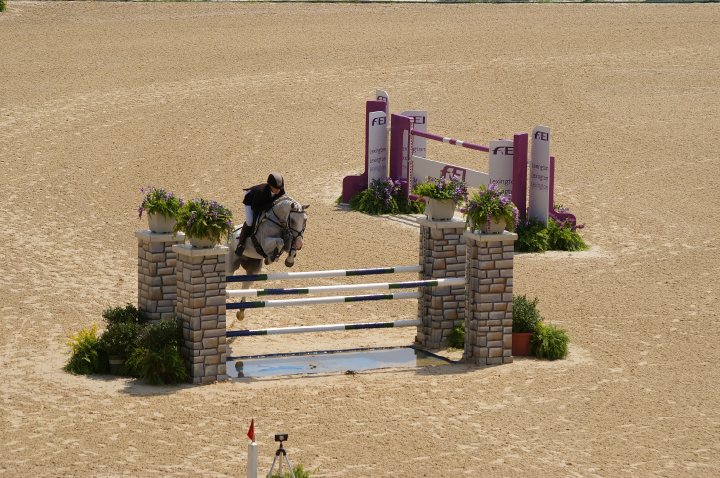 Kat et moi aux Young Riders 2011. 15e individuel, médaille de...