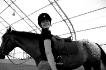 Moi et Stardust avant ma monte libre !  :)
