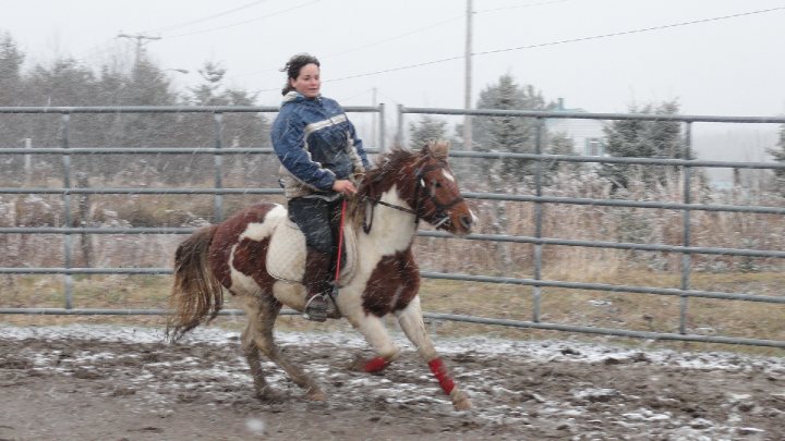 2e gallop en selle de Coyote à vie! Tu es tellement gentil mon...