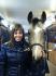 Moi et mon cheval Jammer aujourd'hui à l'écurie...