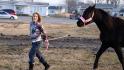 Marie et son cheval! JADORE cette photo! xx...