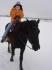 Lovehorses sur mon cheval River (dans un champ,...