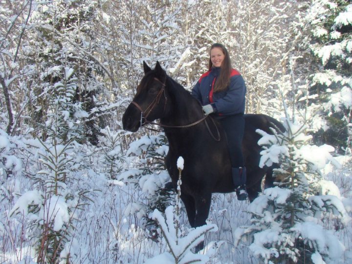 Randonnée. Cadence et moi en randonné dimanche :)