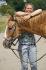 Moi et Jordan, un cheval de l'écurie où je travaille l'été :)