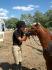 Moi et mon poney de 10,3hh que j'ai entrainer a...
