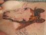 Début chest tattoo