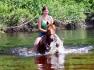 Moi et Dolly &agrave; la rivi&egrave;re!