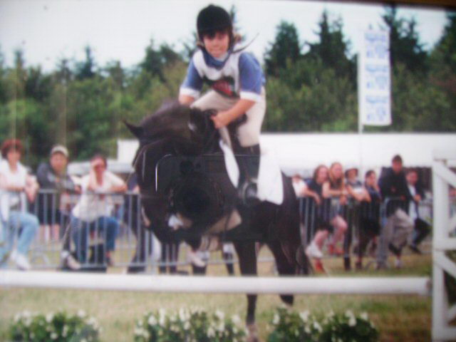 Poney. ma cousine Anais avec flamenco aux championnat de france poney