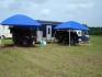 Notre campement au Gymkhana