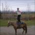Moi debout sur Princesse