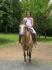 Ma fille de 10 ans avec sa double ponette Ambre,...