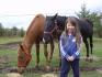 ma fille et les chevaux