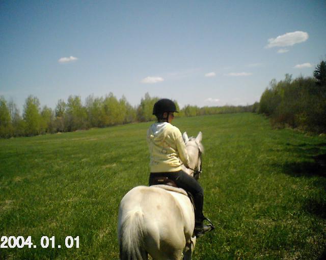 Poney. poney et moi en trail !