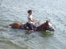 Hihi! Moi et Ruby dans la mer ! (L) S'tai la plus belle rando a...
