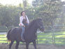 Cavalière sur son cheval