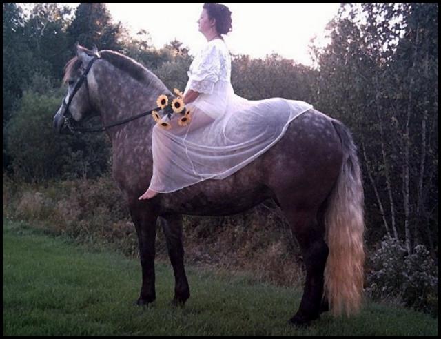 Photo 2005 de moi et Silver. :)