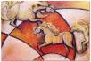 Peinture acrylique sur toile. Titre : Galopades...