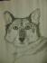 Bon, je poste mes dessins aussi! Ma chienne Kelly.
