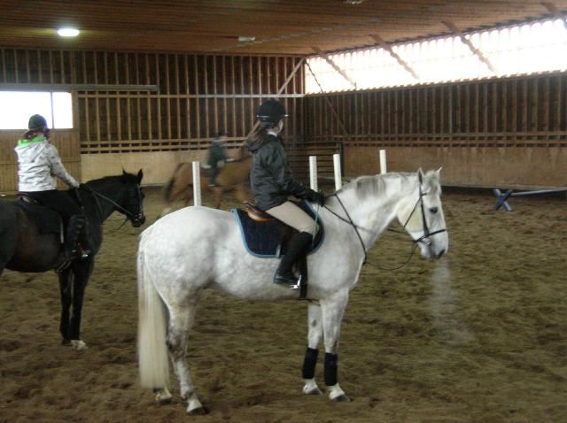 Arrêt pendant le ^parcours à Cynthiia :)