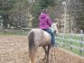 Moi et Id&eacute;fix (cheval de Id&eacute;fix sur le forum) Premiere monte...
