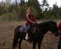 Ma ptite nièce Alexia 5ans, elle adore les chevaux!!!