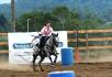 Moi et Fancy dans notre course de baril ! ( 18.77 secondes ) ,...