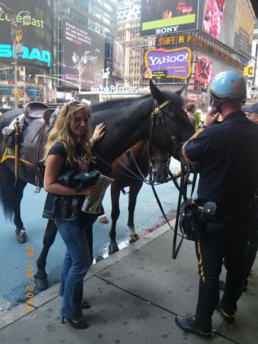 police mont&eacute;e (descendu xD) &agrave; New York 