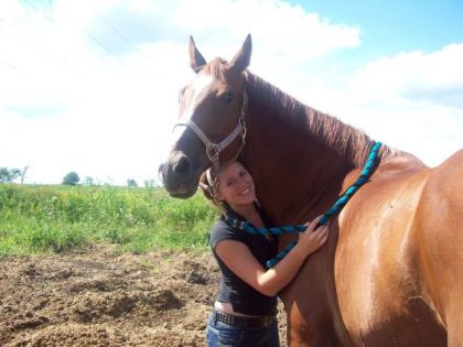Des fois il me fait enrager, mais maudit que je l'aime ce cheval...