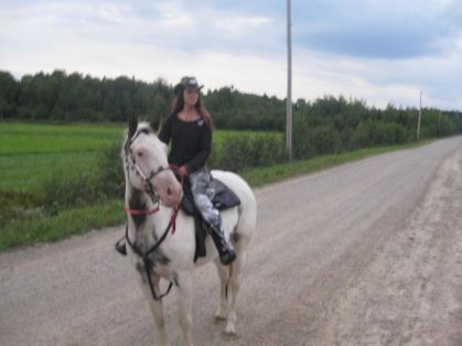 Madgic vient de voir son anciennes écurie et ces amie! 