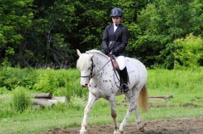 pepito et moi en dressage entrainement  (;