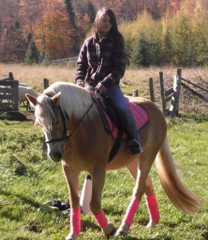 Moi et ma superbe ponette 
