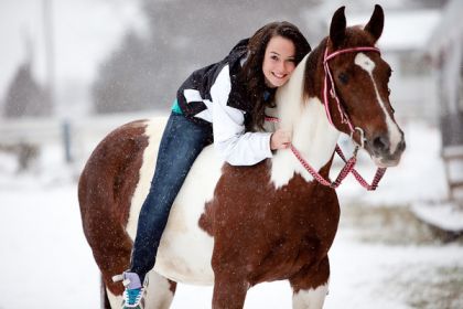 moi et ma grosse jument d'amour <3