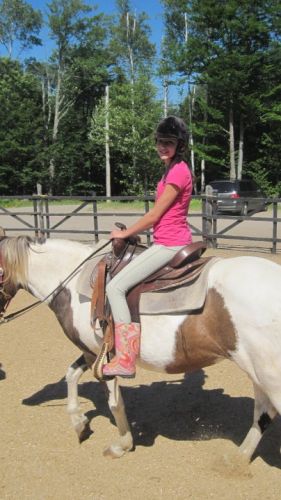 Ma première randonnée à cheval...très amusant...prremière sur...