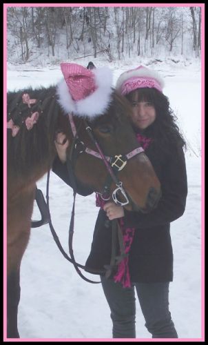 photo shoot de noel avec ponette!  21-12-2010
