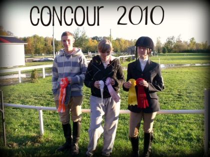 Résulta Fun Show 2010 gauche a droite : Jacob Stéfany et Moi 