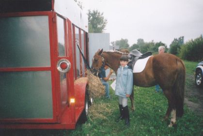a Ma Première Compétion de dresage ( 7ans )