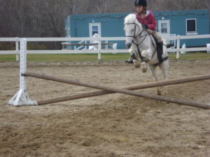 Moi et Casper qui over jump :P .. jai tellement revoler :P