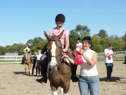mes résultats: saut 1e place, dressage 4e place, pas de deux 1e...