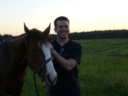 mon fils kevin avec mon gros thunder!!! en revenant dune...