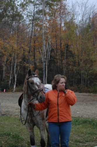 ma mère et ma jument (photo Lucie)