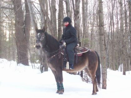 ma soeur et son cheval