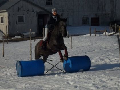 Saut avec ma jument <3    - commentez ma position ;)