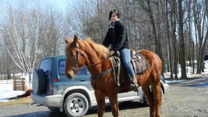 En revenant d'une petite randonn&eacute;e! :)
