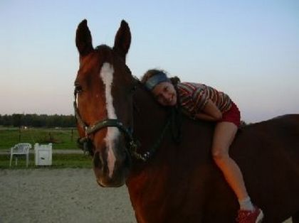 Moi et mon premier cheval (cheval pas poney) Diamant il y a...