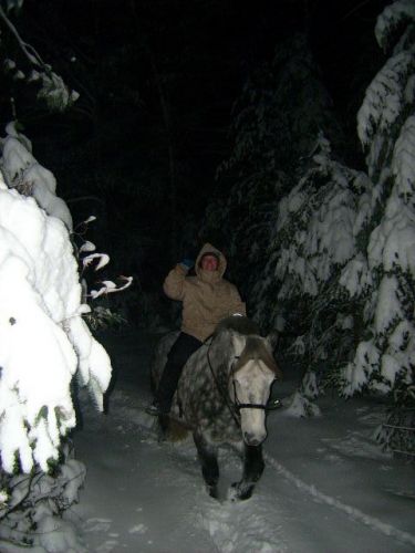 Une belle rando bareback en soirée, y a rien d'mieux!!! ;)