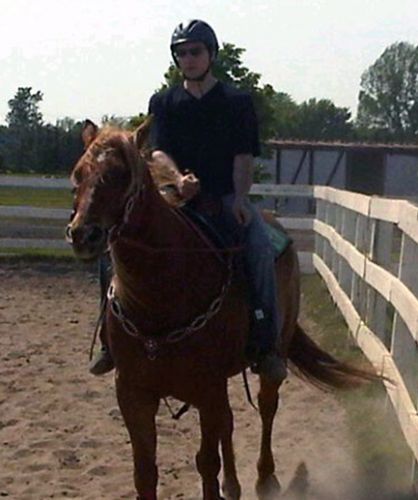 (L) mon cowboy & mon cheval (L)  ... quoi de mieux :) J'l'ai...