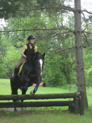 Moi et ma jument le 5 juin a napierville
